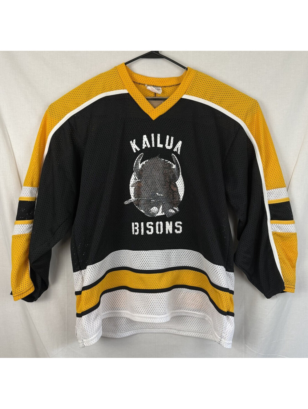 ProJoy Custrom made Ice Hockey Jersey "Kailua Bisons" #12 Mark Mens M
